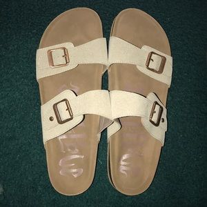 Tan sandals